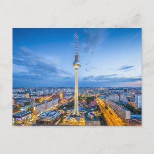 Cityscape Berlin, Germany Postcard