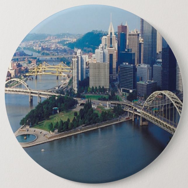 CITYSCAPE-BRIDGES BUTTON (Front)