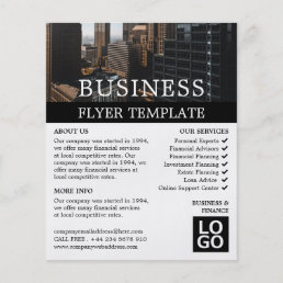 Cityscape, Business &amp; Finance Advertising Flyer