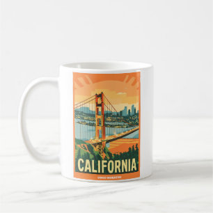 Cityscape California Eye-Catching Vector Design Coffee Mug