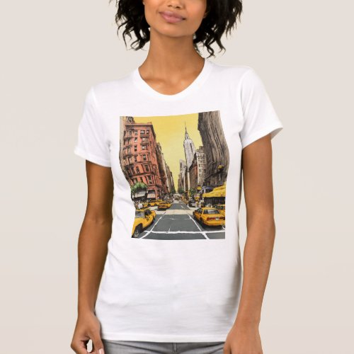 Cityscape Chic Womens Tee T_Shirt