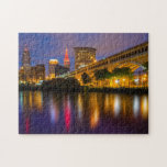 Cityscape Cleveland Tourism City Midwest City Skyl Jigsaw Puzzle<br><div class="desc">Celebrate the magic and wonder of Cleveland, OH, a land as diverse as its people with our Cityscape Cleveland Tourism City Midwest City Skyline Complex Jigsaw Puzzles. Our Cityscape Cleveland Tourism City Midwest City Skyline Complex Jigsaw Puzzles features a cityscape of Cleveland, OH. The Cityscape Cleveland Tourism City Midwest City...</div>