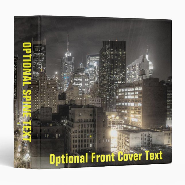 Cityscape Custom 1.5" Binder (Front/Spine)