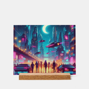 Cityscape: Depeche Mode's Never Let Me Down Again Acrylic Sign