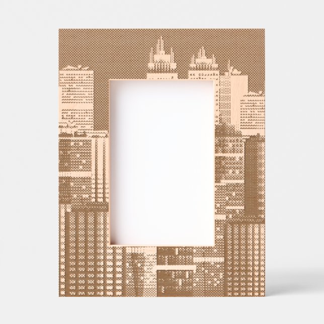 Cityscape Design Laser Engraved Frames (Front)