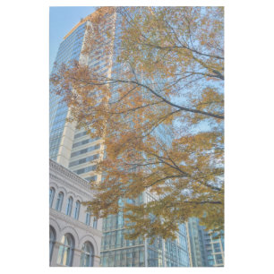 Cityscape in Autumn Gallery Wrap