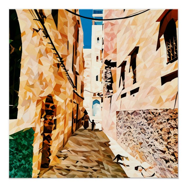 Cityscape Mosaic Poster (Front)