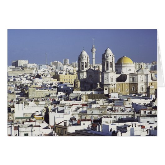 Cityscape of Cadiz, Spain Cards (Front Horizontal)