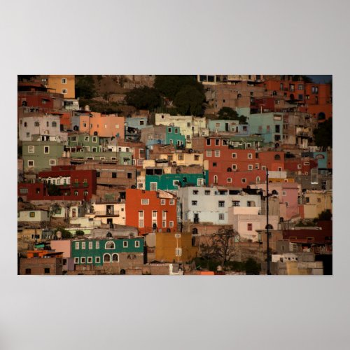 Cityscape Of Guanajuato Mexico Poster