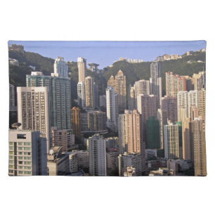 Cityscape of Hong Kong, China Placemat