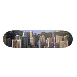 Cityscape of Hong Kong, China Skateboard Deck