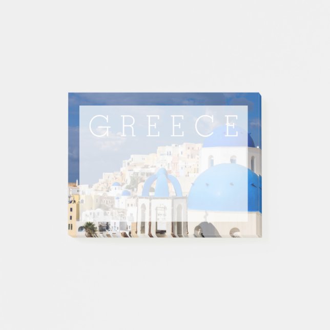 Cityscape of Santorini, Greece Post-it Notes (Front)