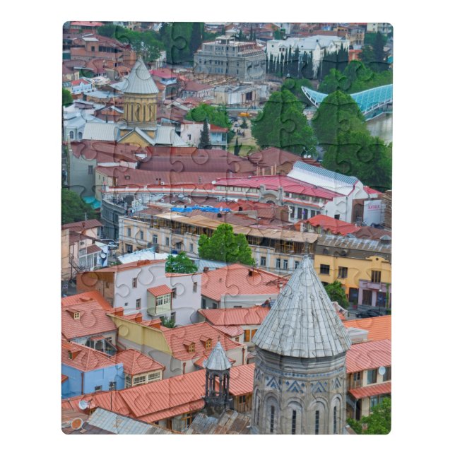 Cityscape of Tbilisi Jigsaw Puzzle (Puzzle Vertical)