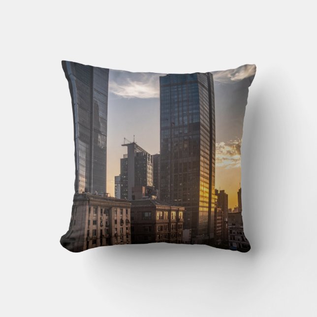 cityscape throw pillow (Front)