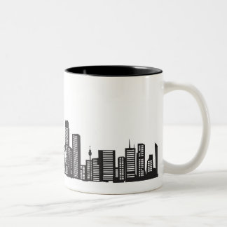 Cityscape Two-Tone Coffee Mug