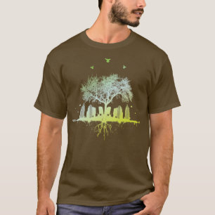 citytree nature city city urban tree forest birds  T-Shirt