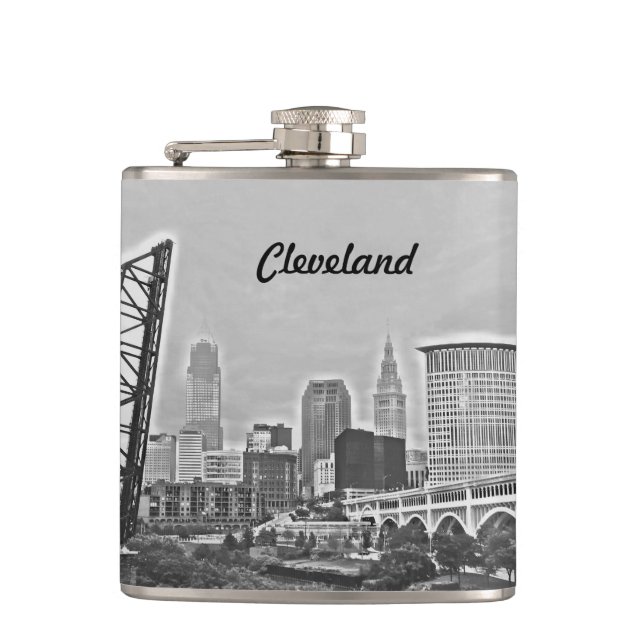 Cityview CLE Flask (Front)