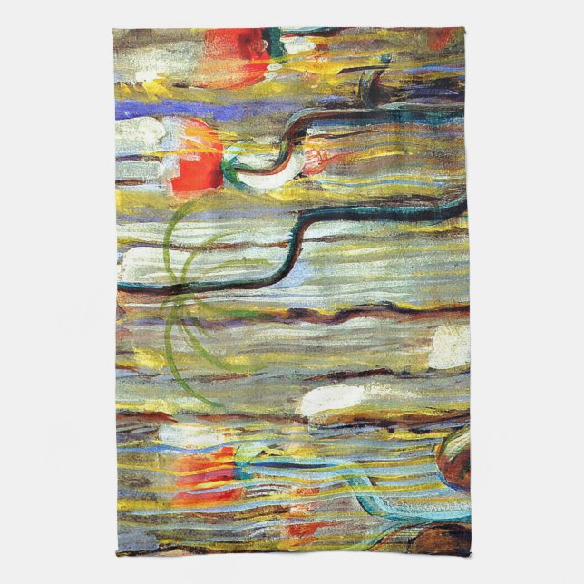 Ciurlionis - Creation of the World IX Towel (Vertical)