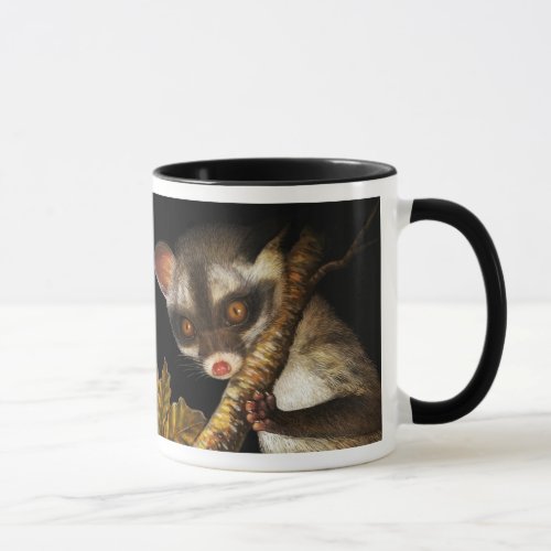 Civet cat realistic painting mug