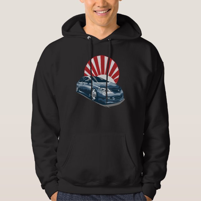 civic car hoodie (Front)