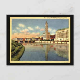 Civic Center, Columbus, Ohio Vintage Postcard
