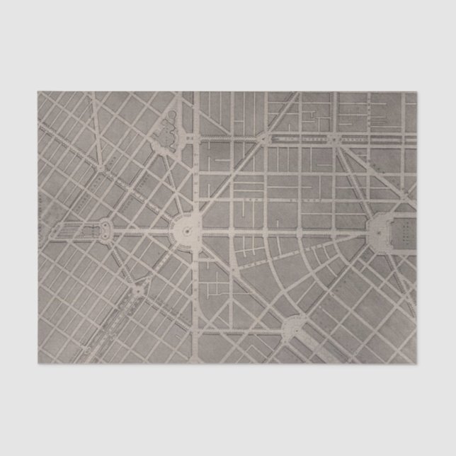 Civic Center, San Francisco Tissue Paper (Front)