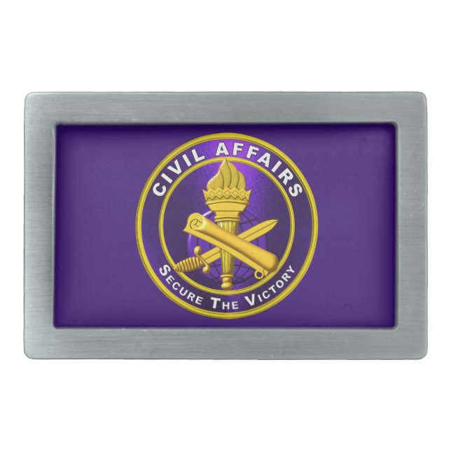 Civil Affairs Belt Buckle (Front)