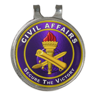 Civil Affairs Golf Hat Clip
