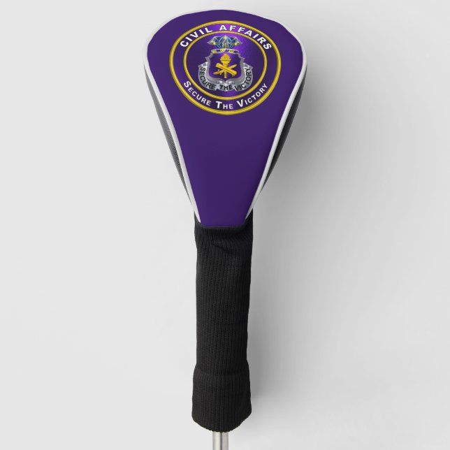 Civil Affairs Golf Head Cover (Front)