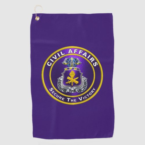 Civil Affairs  Golf Towel