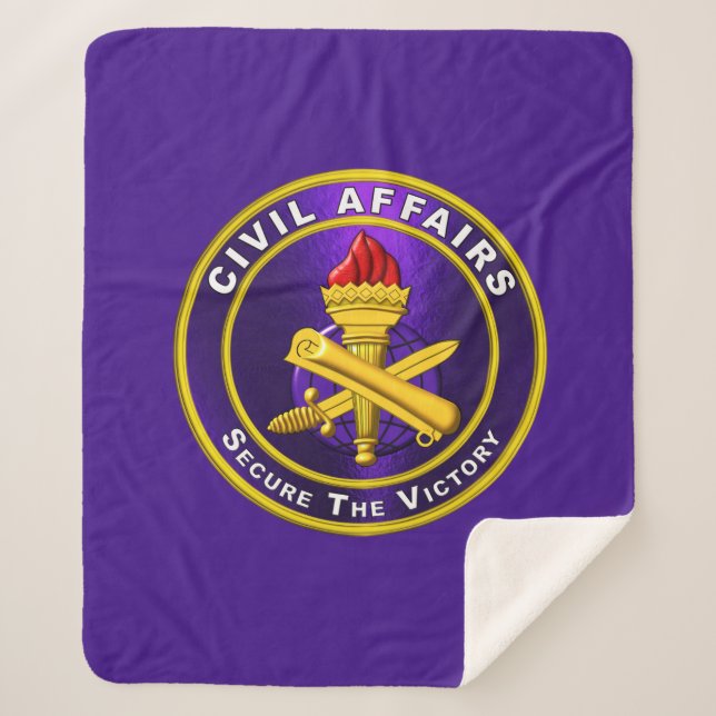 Civil Affairs  Sherpa Blanket (Front)