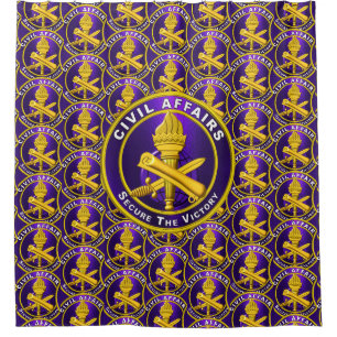 Civil Affairs Shower Curtain