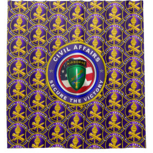 Civil Affairs Shower Curtain