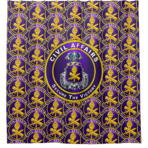 Civil Affairs Shower Curtain