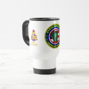 Civil Affairs Soldier Travel Mug