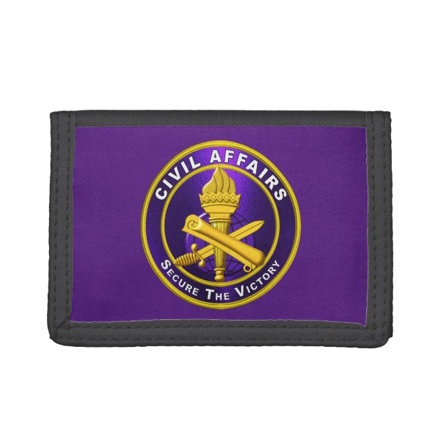 Civil Affairs Trifold Wallet (Front)