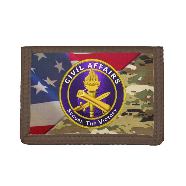 Civil Affairs Trifold Wallet (Front)