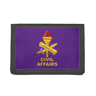 Civil Affairs Trifold Wallet