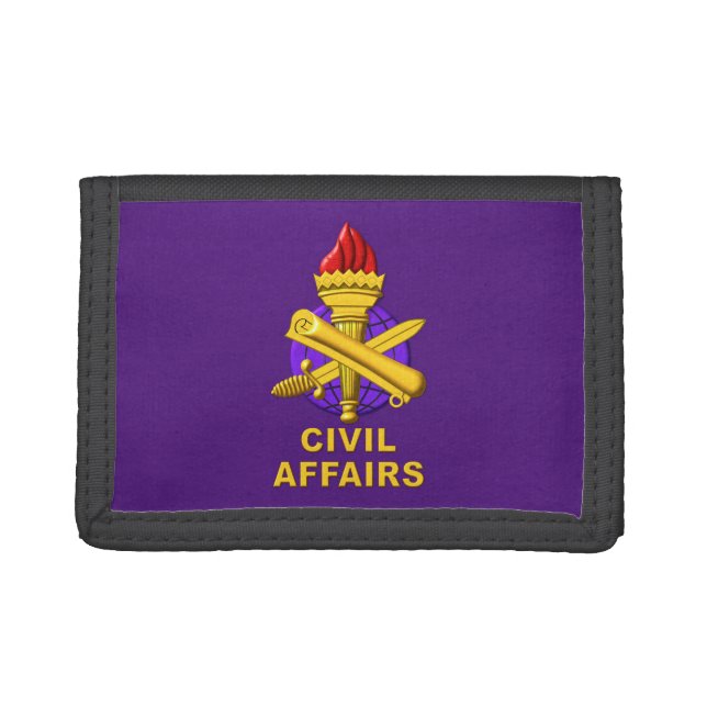 Civil Affairs Trifold Wallet (Front)