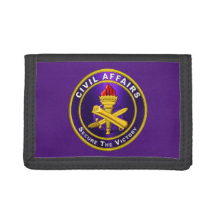 Civil Affairs Trifold Wallet