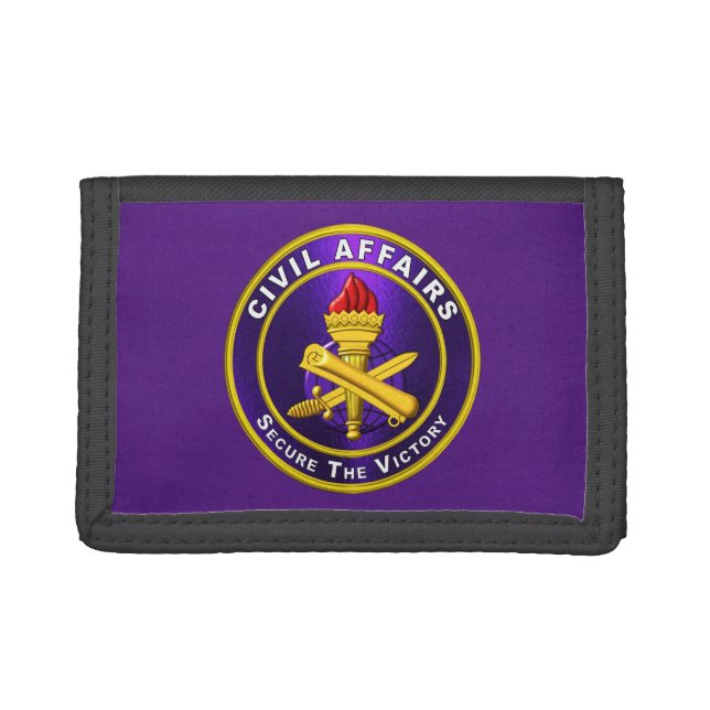 Civil Affairs Trifold Wallet (Front)
