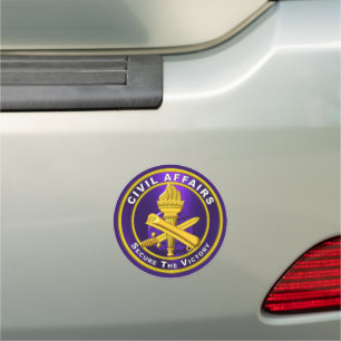 Civil Affairs Veteran Car Magnet