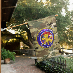 Civil Affairs Veteran House Flag