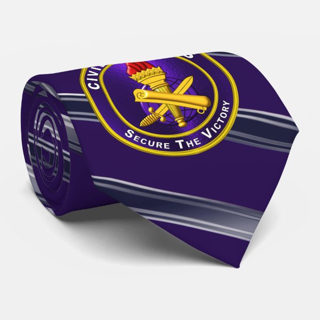 Civil Affairs Veteran Neck Tie (Rolled)