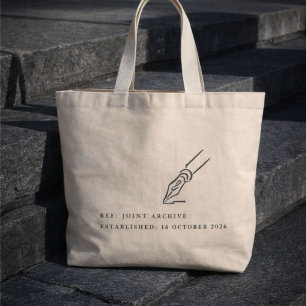 Civil Ceremony Non traditional wedding gift  Large Tote Bag