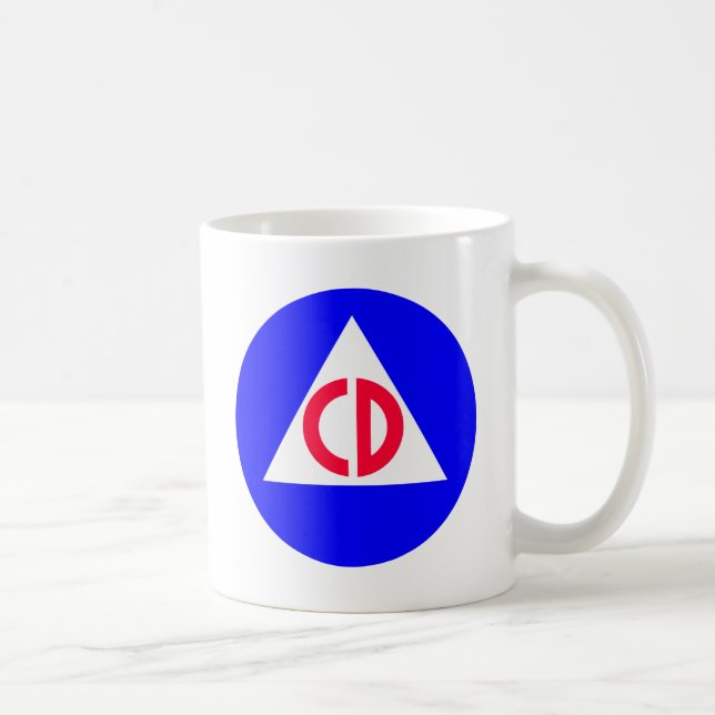 Civil Defense Coffee Mug (Right)