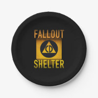 Civil Defense Fallout Shelter Atomic Age Grunge :