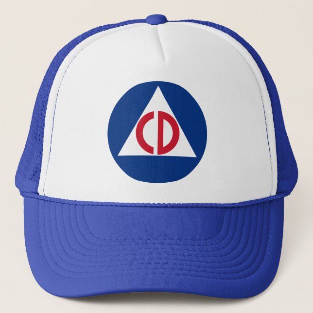 civil defense hat (Front)