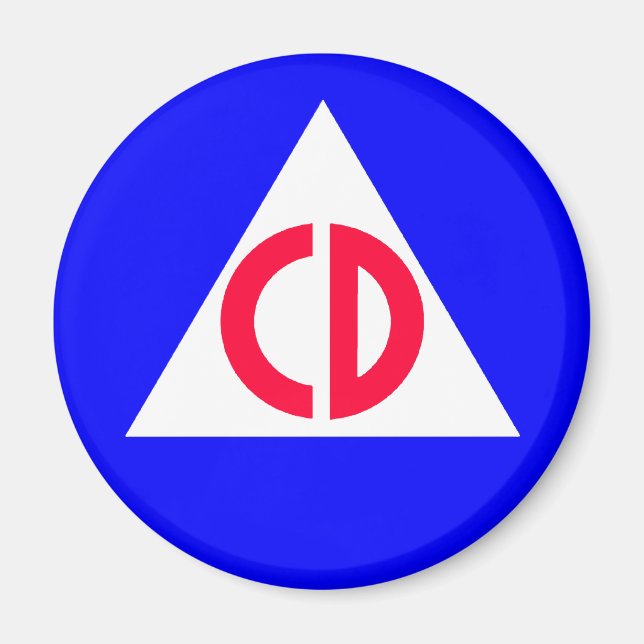 Civil Defense Magnet (Front)