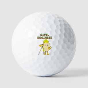 Civil Eggineer Engineer Golf Balls